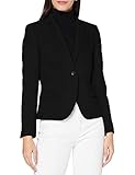 sportlich eleganter Einknopfblazer mit Patentaschen in tailliertem Schnitt. Bi-Stretch-Qualität. Rückenlänge bei Größe 36 ca. 56cm.