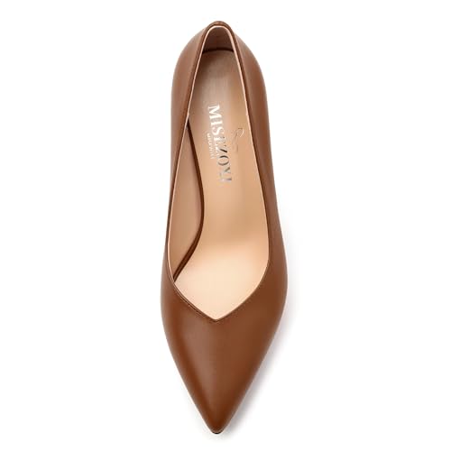 Womens Heeled Pumps, Pointed Toe Platform Pumps for Women, Platform Stiletto Shoes 4"3