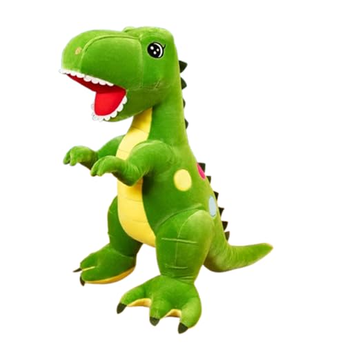 Plüsch Dinosaurier, Dinosaurier Plüsch Spielzeug Plüschtier Kinder Plüsch Kissen groß niedlich Dinosaurier Plüsch Spielzeug Plüsch Kissen Puppe Junge Mädchen Kinder (60 cm,Grün)