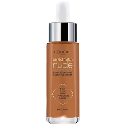 L'Oréal Paris Perfect Match Tinted Serum Fond de teint liquide nourrissant à l'acide hyaluronique Sérum teinté n°6-7 Medium 1 x 30 ml