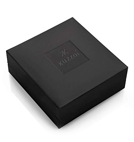 kuzzoi 925 Sterling Silver Round Byzantine Bracelet for Men with Dragon Head Ring Clasp, Length 7,48 inch - 9,05 inch, Width 0,31 inch, 1.52 oz4