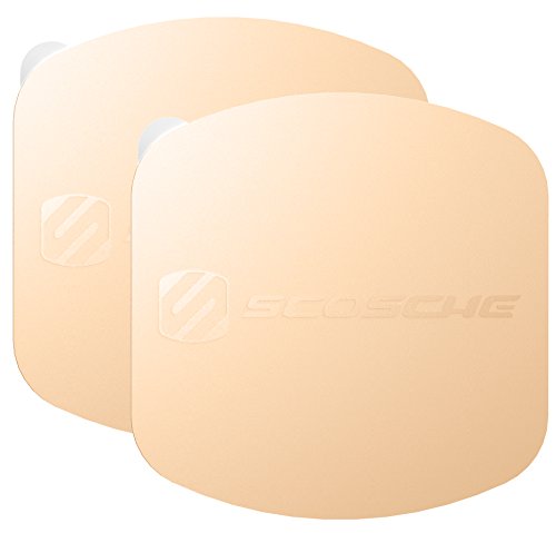 Image of SCOSCHE MAGRKXLGDI MagicPlate XL Replacement Plates for Mount Holders, Rose Gold