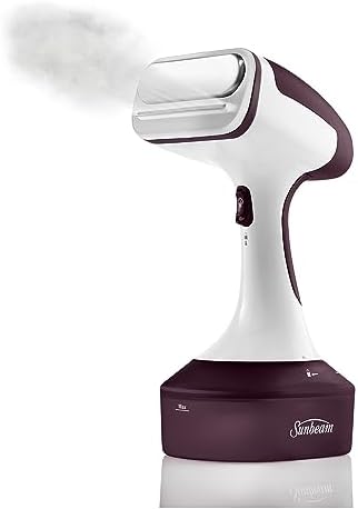 Sunbeam SG1000 Power Steam Handheld Garment Steamer, Maroon