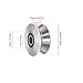Sliding Gate Wheel Stainless Steel V Groove Wheel Heavy Duty Conveyor Rollers Industrial Caster Ball Bearing Pulley Rolling Gate Hardware Kit for Garage Door Machinery