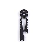 Edelstahl EDC Schlüsselanhänger, Multifunktion Camping Schlüsselanhänge Crowbar Schlüsselanhänger Schraubenschlüssel Flaschenöffner Mini Pry Bar Taschen Kurbel Crowbars (Schwarz)