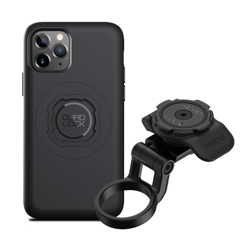 Image of Quad Lock Stem Cap Mount (Adjustable) Bike Kit with iPhone 11 Pro MAG Phone Case