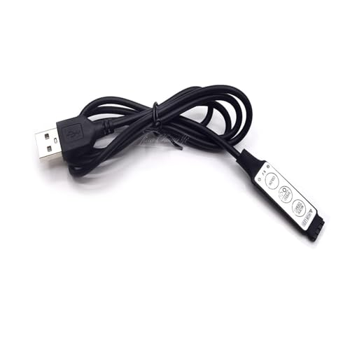 Contrôleur LED RGB USB DC 5V variateur 3 touches pour bandeaux 2835 5050 3535