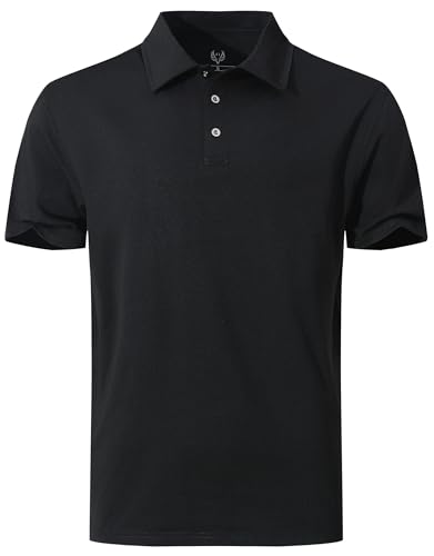 Men's Active Polo Shirt Lightweight Short Sleeve Athletic Golf Polos Daily Stylish Collared Shirts2