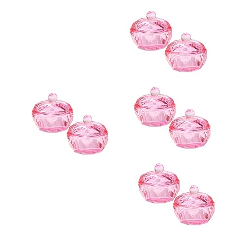 WOONEKY Dappen Dish juego 8 piezas para manicura miniatura 5