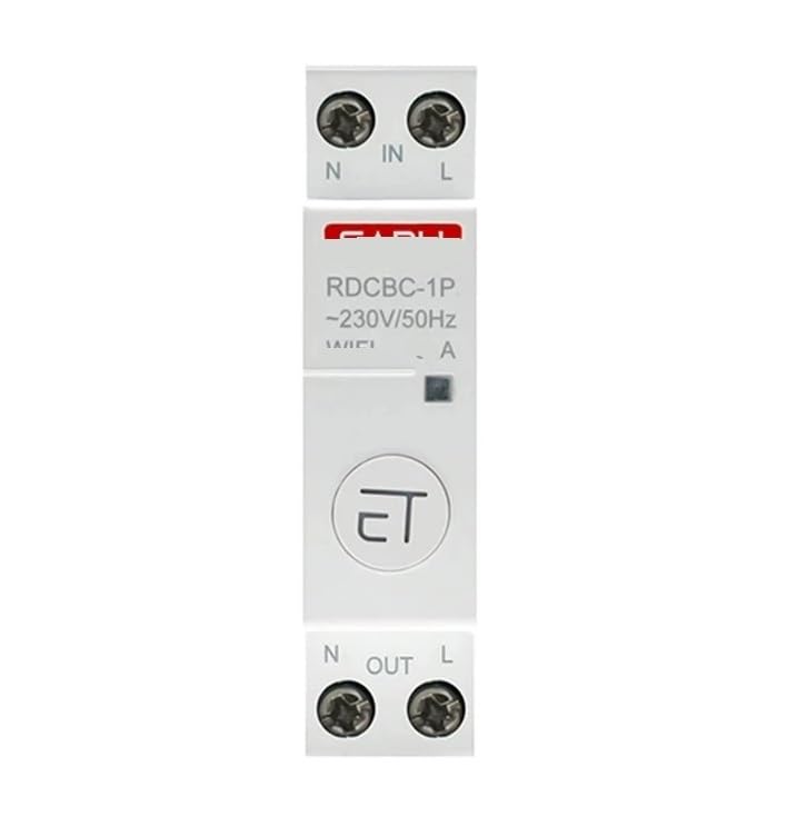 Relais interrupteur RDCBC-1P avec disjoncteur 25V et minuterie intelligente vocale
