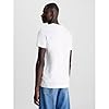 Calvin Klein Men’s Short Sleeve Round Neck Core Institutional Logo Slim Fit T-Shirt, White (Bright White), 3XL #1