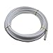 Malida 3/8 Inch Tube 5 Meters 16 feet white PE Tubing Hose Pipe for RO Water Reverse Osmosis