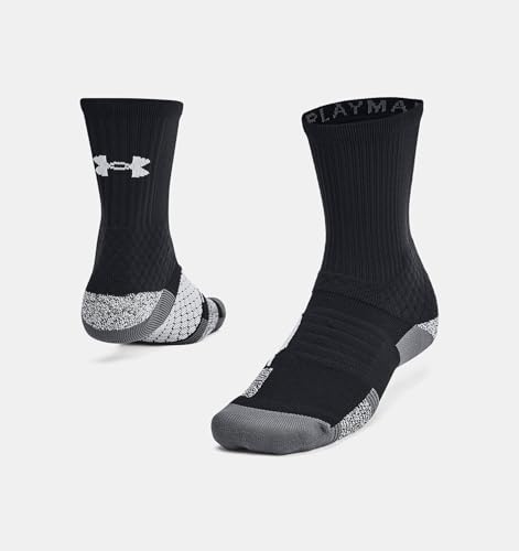 Under Armour Unisex Playmaker Team Crew Socks - Sweat-Activated Grip3