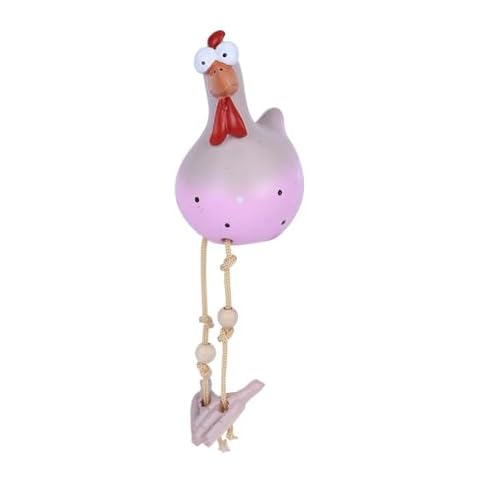 Romeeton Resin Chicken Sculpture for Garden Cover