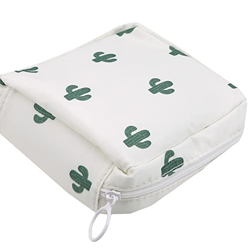 Image of 2 Pcs Period Pouch Sanitary Napkin Storage Bag Portable Tampon Storage Bag for Panty Liners Tampons Menstrual Cups Pouches Sanitary Pads Organizer
