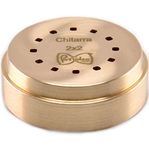Pastidea - Matrize Spaghetti Chitarra Quadri 2 x 2 mm kompatybilny z urządzeniem Kenwood Pasta Fresca lub z adapterem w maszynce do makaronu Avance i innych maszynkach do makaronu