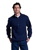Russell Athletic Men's Dri-Power Fleece 1/4 Zip Cadet, Navy, Large