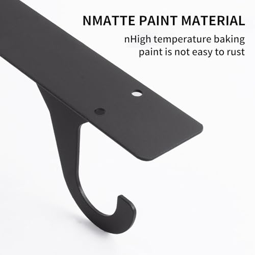 Support de barre de placard métallique pour fixer une tringle de penderie lourde