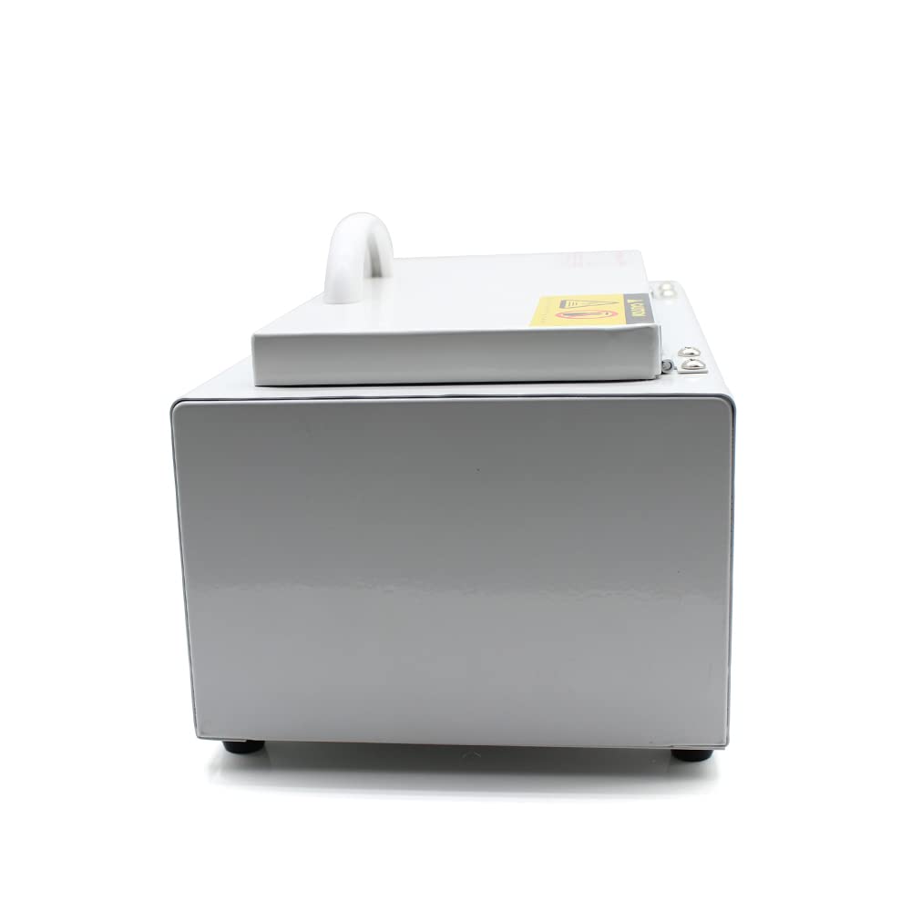RANZIX Esterilizador de aire caliente, esterilizador, 30 W, 220 V/50 Hz, para herramientas de uñas, recipiente de metal, herramientas de belleza del cabello