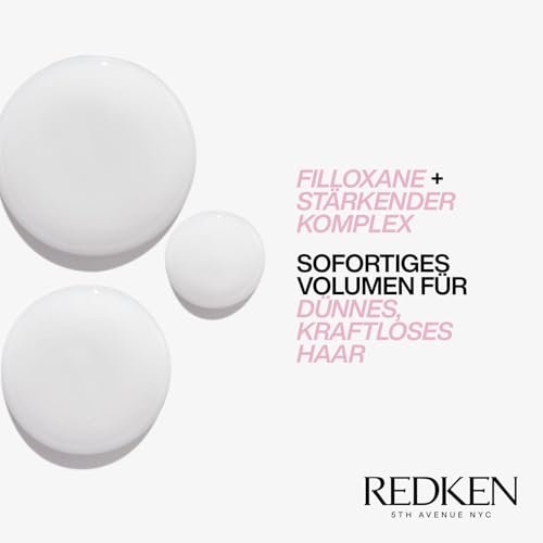 Foto von Redken Haarshampoo mit reparierendem Volumen-Boost, Mit Filloxanen und pflegenden Polymeren, High Rise Volume Injection Shampoo, 1 x 300 ml