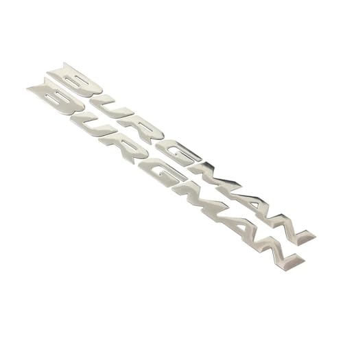 Autocollants Réfléchissants Burgman Relief 3D Effet Chrome Brillant Lot
