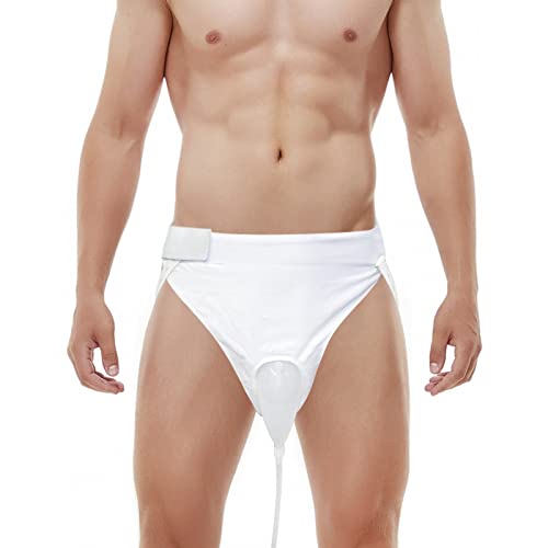 Silicone Urine Collector Men Women Wearable Urine Catheter Bags Reusable Easy to Clean Bladder Control Devices Incontinence Pants for Elderly, Bed Ridden