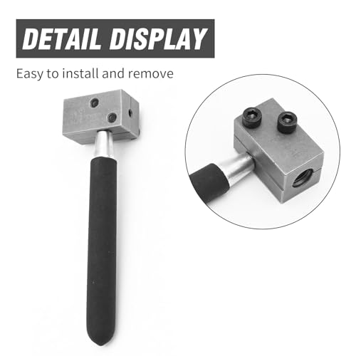 Image of Hoypeyfiy Double Flaring Tool Kit with Removable Handle for 3 /16 inches Brake Pipe 45 Degree Flare for Vehicle Brake Lines Repairing Double Flarer