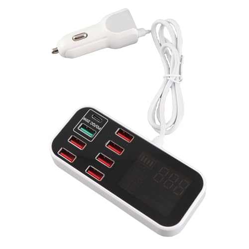 Adaptador de carga rápida Eminchu 40W con 8 puertos USB para múltiples dispositivos