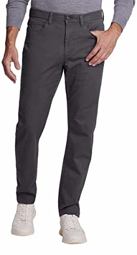 English Laundry Calça masculina de sarja The Deck com 5 bolsos, Ferro forjado 066, 38W / 34L