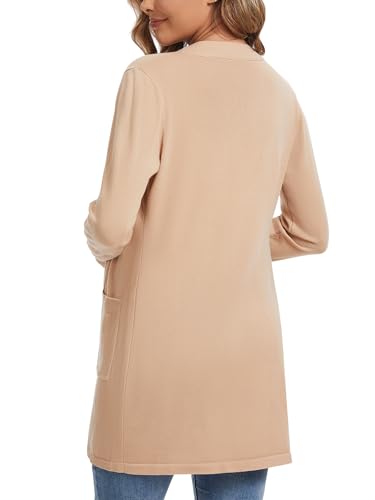 Image of Cardigan for Women Casual Long Sleeve Open Front Cardigan Sweaters with Pockets
