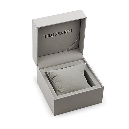 Trussardi Orologio Uomo, Tempo E Data, Analogico, Cinturino In Acciaio, Cassa 39 Mm, Collezione T-BENT - R2453141011 - 5