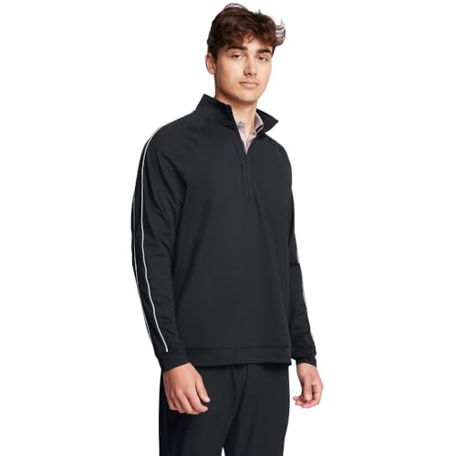 Maillot de survêtement Under Armour Storm homme demi-zip noir pull sport respirant