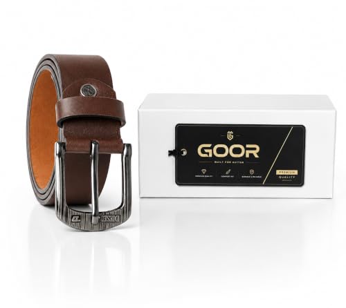 Image of Men's Genuine Leather Belt for Men | Black,Brown