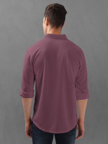 Image of BULLMER Trendy Regular Fit Solid Full Sleeve Causal Shirt for Men.