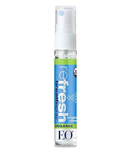 EO Organic Breath Spray: Instantly Refreshing, 0.33 Ounce, 12 Count
