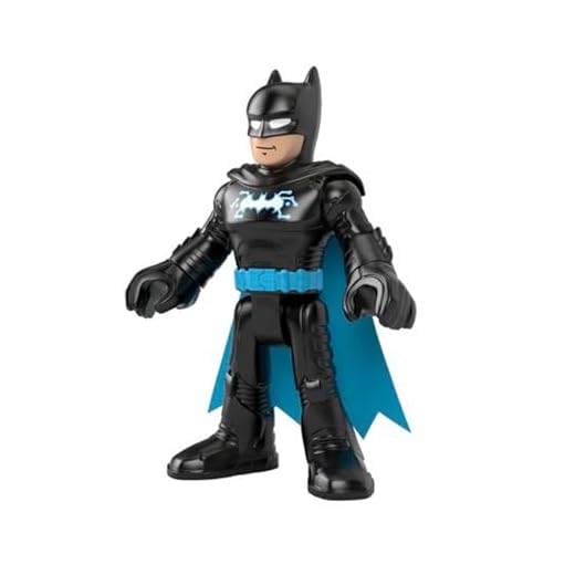 Imaginext DC Batman Bat Tech Figura XL Muñeco articulado con luces, regalo para niños +3 años (Mattel GXH58)