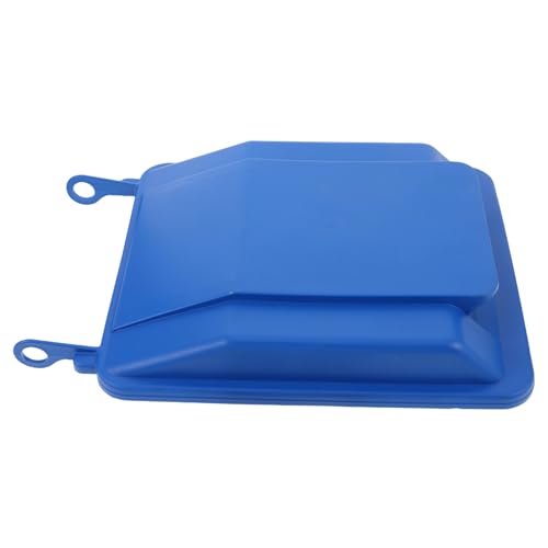 Angoily Couvercle de Poubelle Extérieure Bleu 20 Litres Deux Oreilles Couvercle de Rechange Résistant pour Poubelle D’extérieur Accessoire pour Gestion des Déchets Compatible 20l