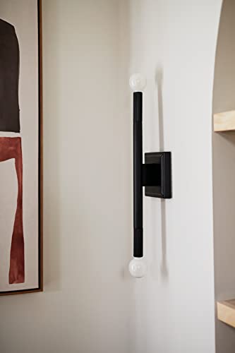 Image of Kichler Odensa 17 Inch 2 Light Wall Sconce in Black
