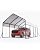 Garveelife 13'x21'x11' Oversized Metal Carport, Steel Heavy Duty Carport for All-Weather, Permanent Shelter for Bass Boats, Pickup Trucks, and Tractors, N.W. 660 Lbs
