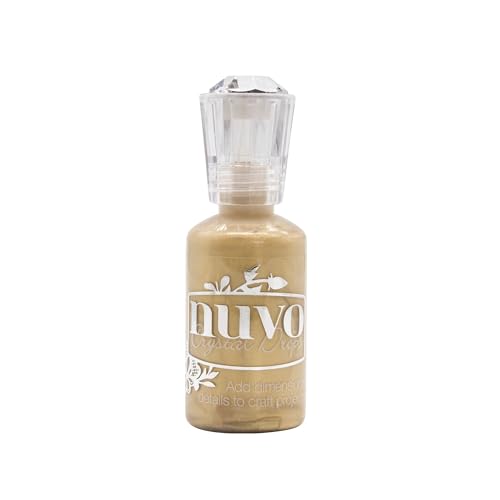 Nuvo Crystal Drops MUSTRD GLD, Mustard Gold, One Size