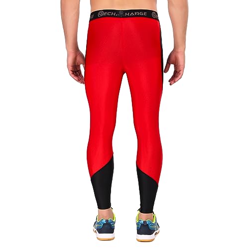 Image of ReDesign Apparels Recharge Men Polyester Sports Compression Pant /Legging /Full Tights