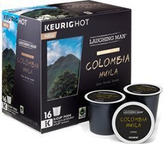 Colombia Huila, Keurig Single-Serve Recyclable K-Cup Coffee Pods, Hugh Jackman Dark Roast Arabica Coffee, For use with Keurig Coffee Makers (96-Count)