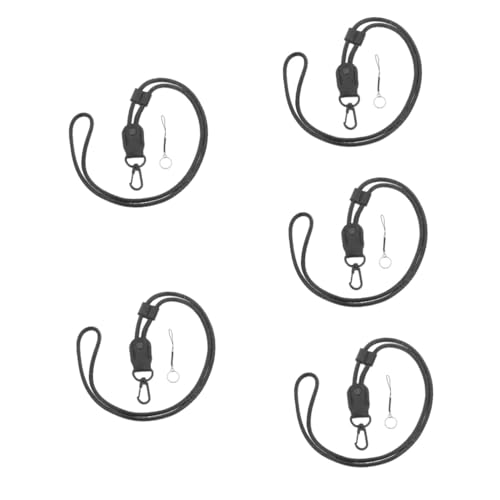 Cordon de cou pour badge homme et étiquette : lot de 5 cordons élégants et portables
