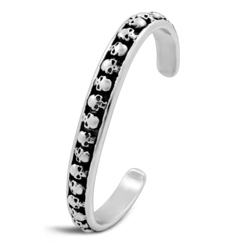 Bracelet homme crâne personnalisé | Cadeau bijoux mode punk totem