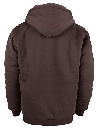 Gary Com Heavyweight Sherpa Hoodies for Men, Thick Fleece Lined Full Zip Up Winter Warm Sweatshirts Work Jackets2