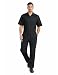 TopTie Men's Basic Short-Sleeve Work Coverall with Elastic Waist