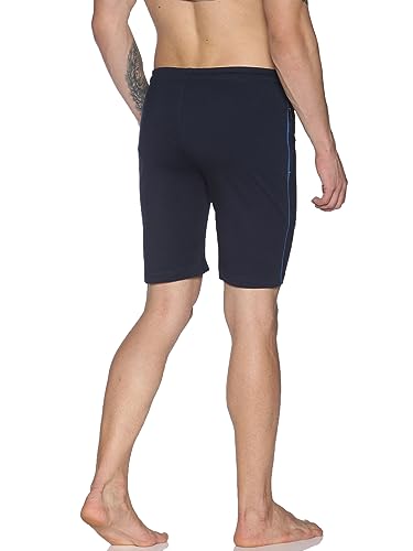 Image of Dollar Cotton Rich Fabric Solid Men's Shorts | Contrast Piping | One Side Zipper Pocket with Embossed Branding | Self Waistband with Drawcord | Wide Array of Attractive Colours