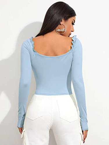 Image of Shasmi Women's Shirt | Sweat Heart Neck | Full Sleeve | Regular Fit | Elegant Design Stylish & Comfortable | All-Day Comfort | Perfect for Formal, Casual (Tank Top)