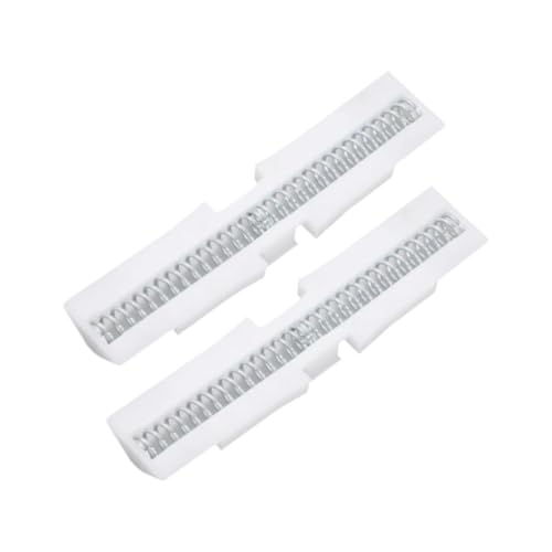 2 piezas Guía corrediza para puerta plegable con riel de resorte para instalación y reemplazo, herrajes resistentes a impactos miniatura 1