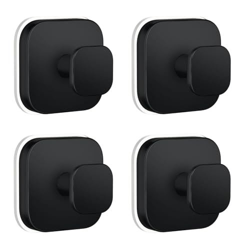 IGDALAR Suction Cup Hooks 4 Pack - Heavy Duty Vacuum Towel Hooks (Max Load 15 lbs) for Shower...